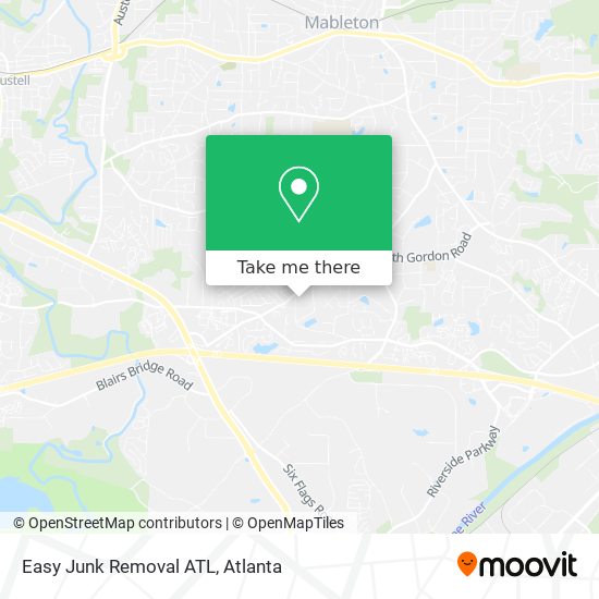 Mapa de Easy Junk Removal ATL