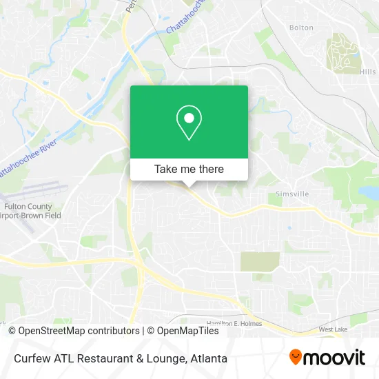 Curfew ATL Restaurant & Lounge map