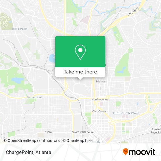 ChargePoint map