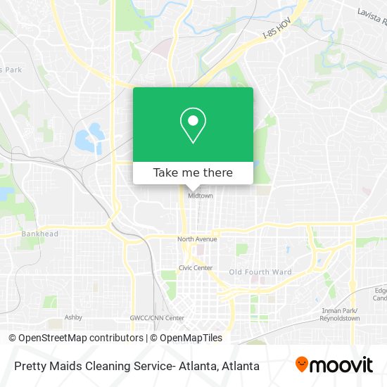 Mapa de Pretty Maids Cleaning Service- Atlanta