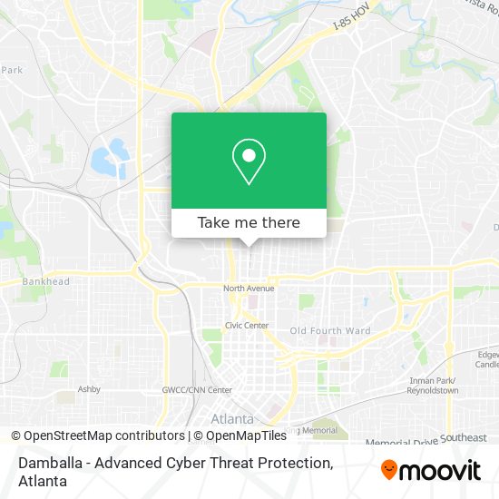 Mapa de Damballa - Advanced Cyber Threat Protection