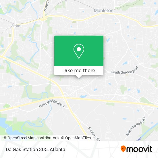 Da Gas Station 305 map