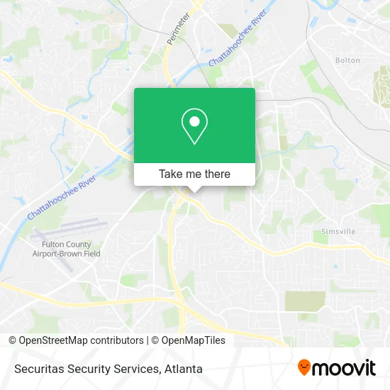 Mapa de Securitas Security Services