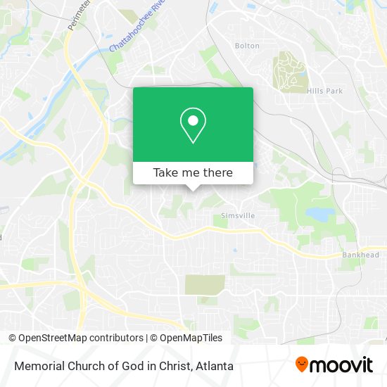 Mapa de Memorial Church of God in Christ