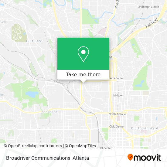 Mapa de Broadriver Communications