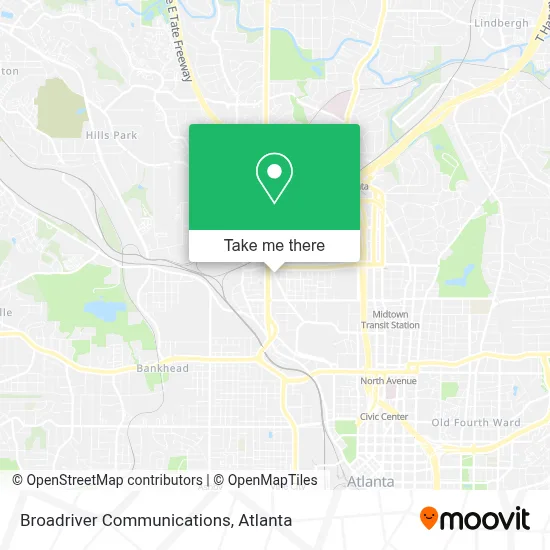 Broadriver Communications map