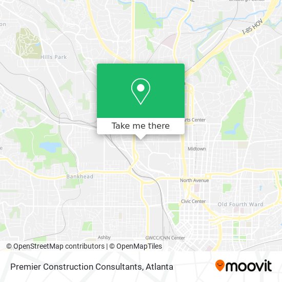 Premier Construction Consultants map