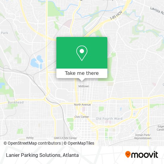 Mapa de Lanier Parking Solutions