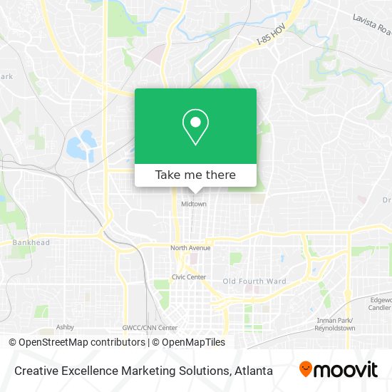 Mapa de Creative Excellence Marketing Solutions