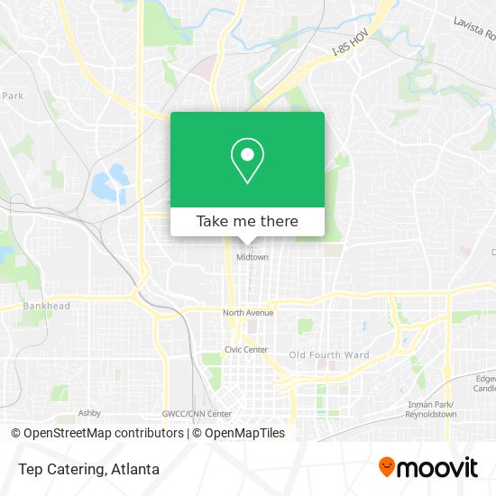 Tep Catering map