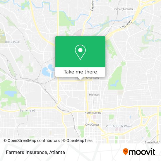 Farmers Insurance map