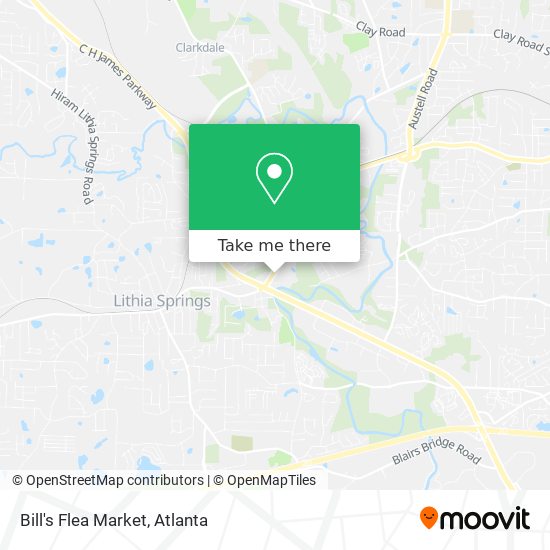 Mapa de Bill's Flea Market