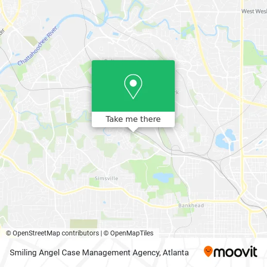 Smiling Angel Case Management Agency map