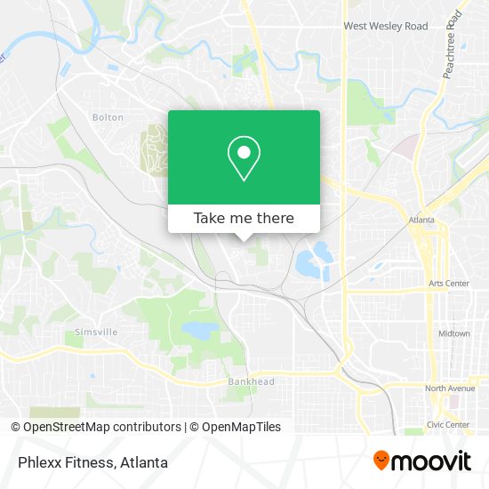 Phlexx Fitness map