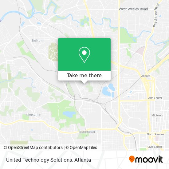 United Technology Solutions map