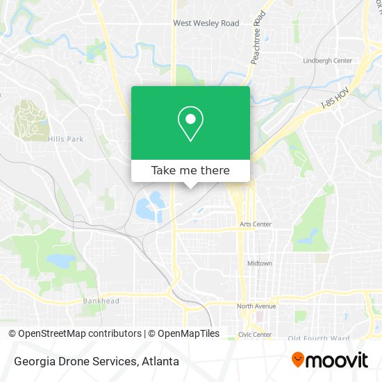 Georgia Drone Services map