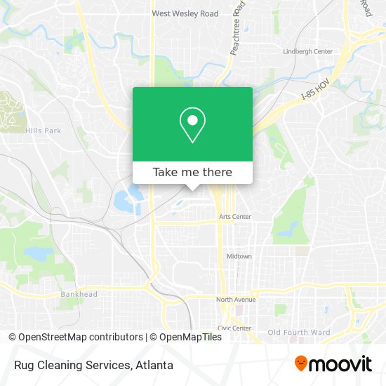 Rug Cleaning Services map