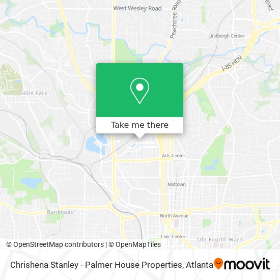 Mapa de Chrishena Stanley - Palmer House Properties