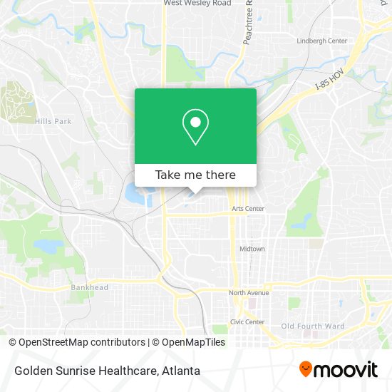 Golden Sunrise Healthcare map