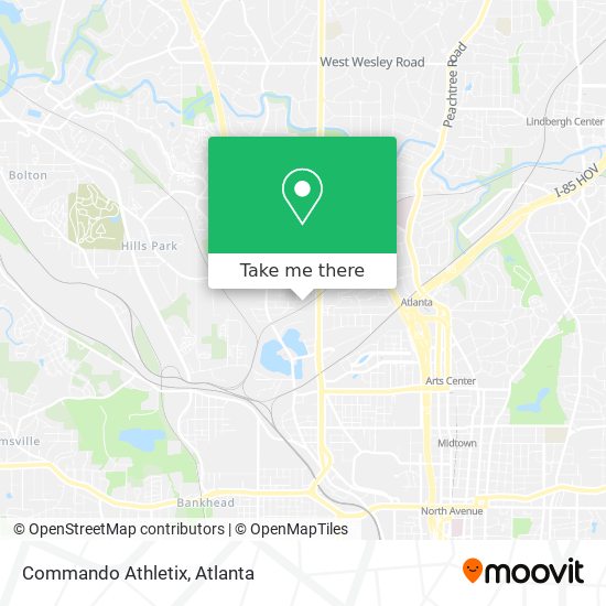 Commando Athletix map