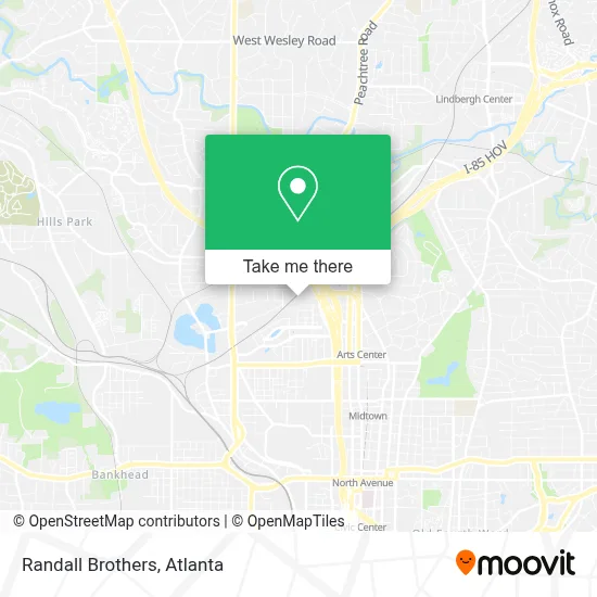 Randall Brothers map