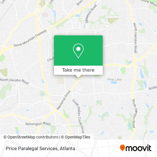 Mapa de Price Paralegal Services