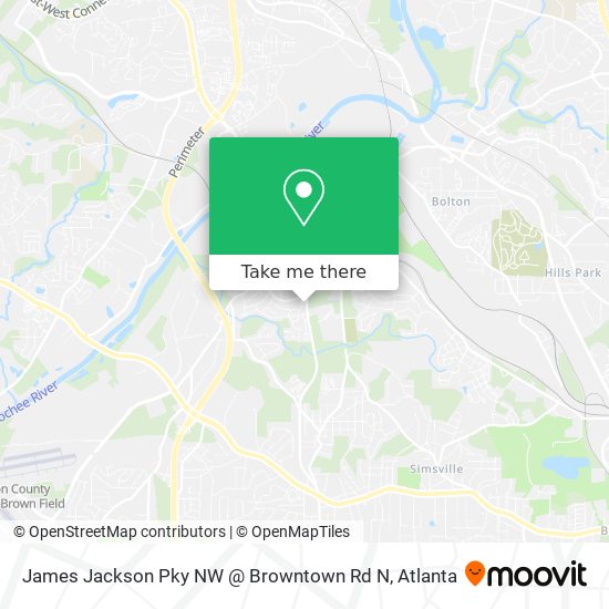 James Jackson Pky NW @ Browntown Rd N map
