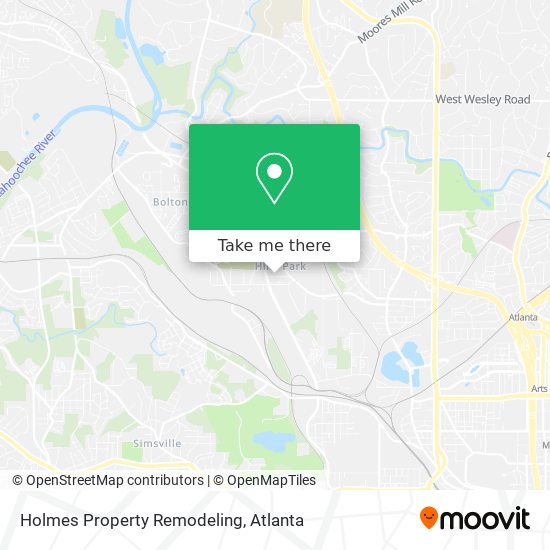 Holmes Property Remodeling map