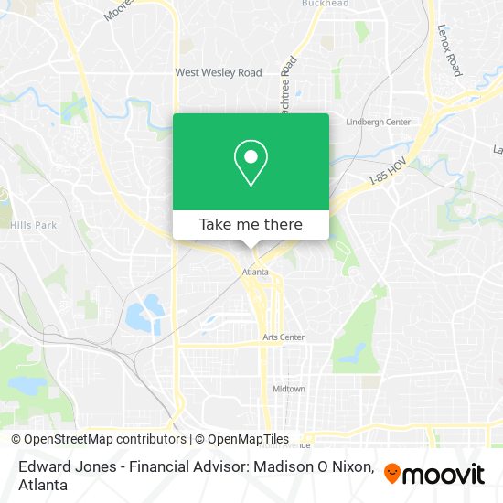 Mapa de Edward Jones - Financial Advisor: Madison O Nixon