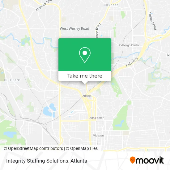 Integrity Staffing Solutions map