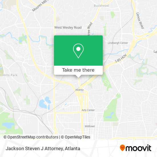 Jackson Steven J Attorney map