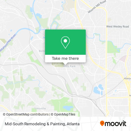 Mid-South Remodeling & Painting map