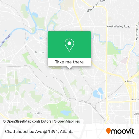 Chattahoochee Ave @ 1391 map