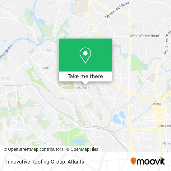 Innovative Roofing Group map