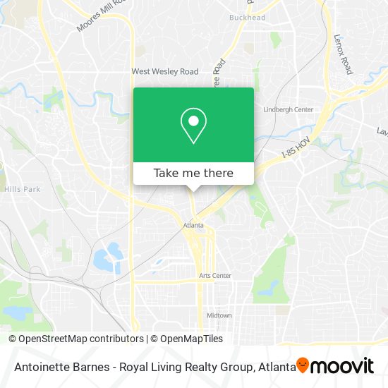 Mapa de Antoinette Barnes - Royal Living Realty Group