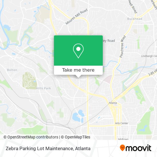 Mapa de Zebra Parking Lot Maintenance