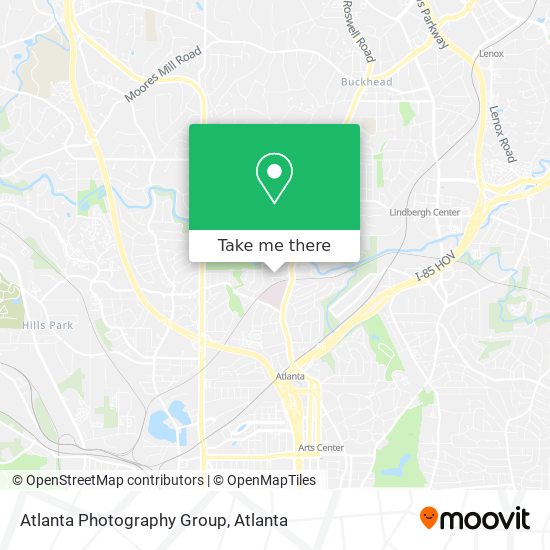 Atlanta Photography Group map