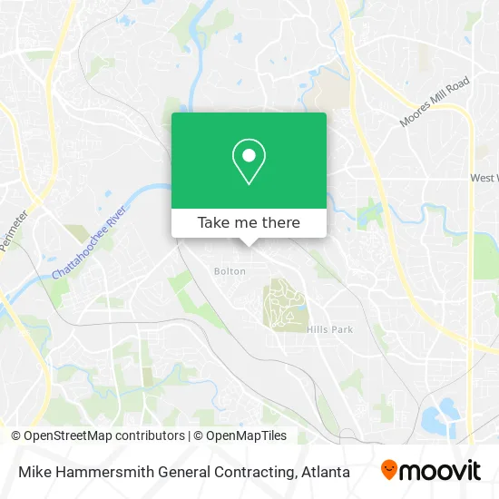 Mike Hammersmith General Contracting map