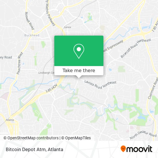 Mapa de Bitcoin Depot Atm