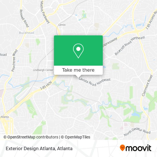 Exterior Design Atlanta map