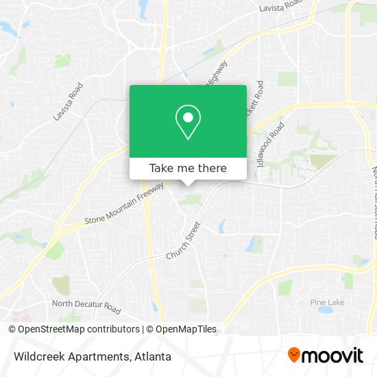 Wildcreek Apartments map