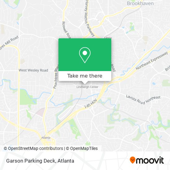 Mapa de Garson Parking Deck