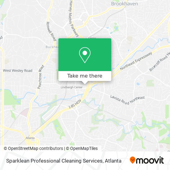 Sparklean Professional Cleaning Services map