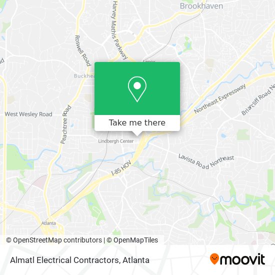 Almatl Electrical Contractors map
