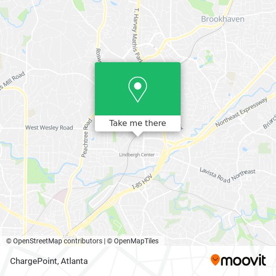 ChargePoint map