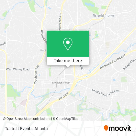 Taste It Events map