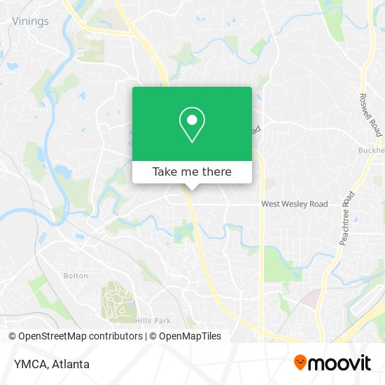 YMCA map