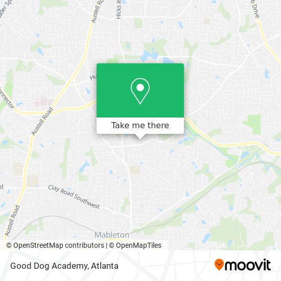 Good Dog Academy map