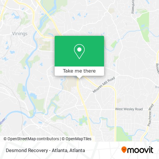 Mapa de Desmond Recovery - Atlanta