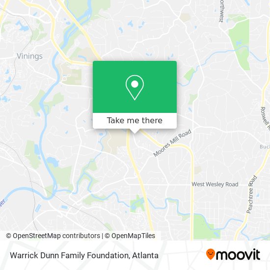 Mapa de Warrick Dunn Family Foundation